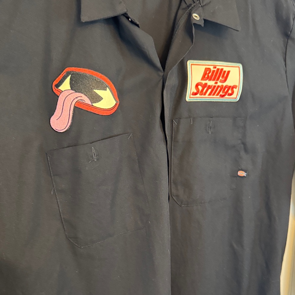 Billy Strings Tour Patch Dickies Black Button Up … - image 6